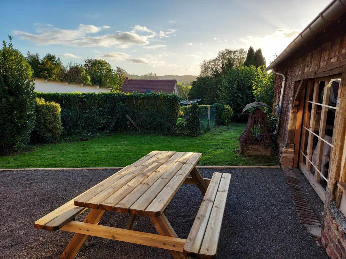 Le Refuge De Normandie Avec Spa Et Cheminee Mesnieres-en-Bray Exteriör bild